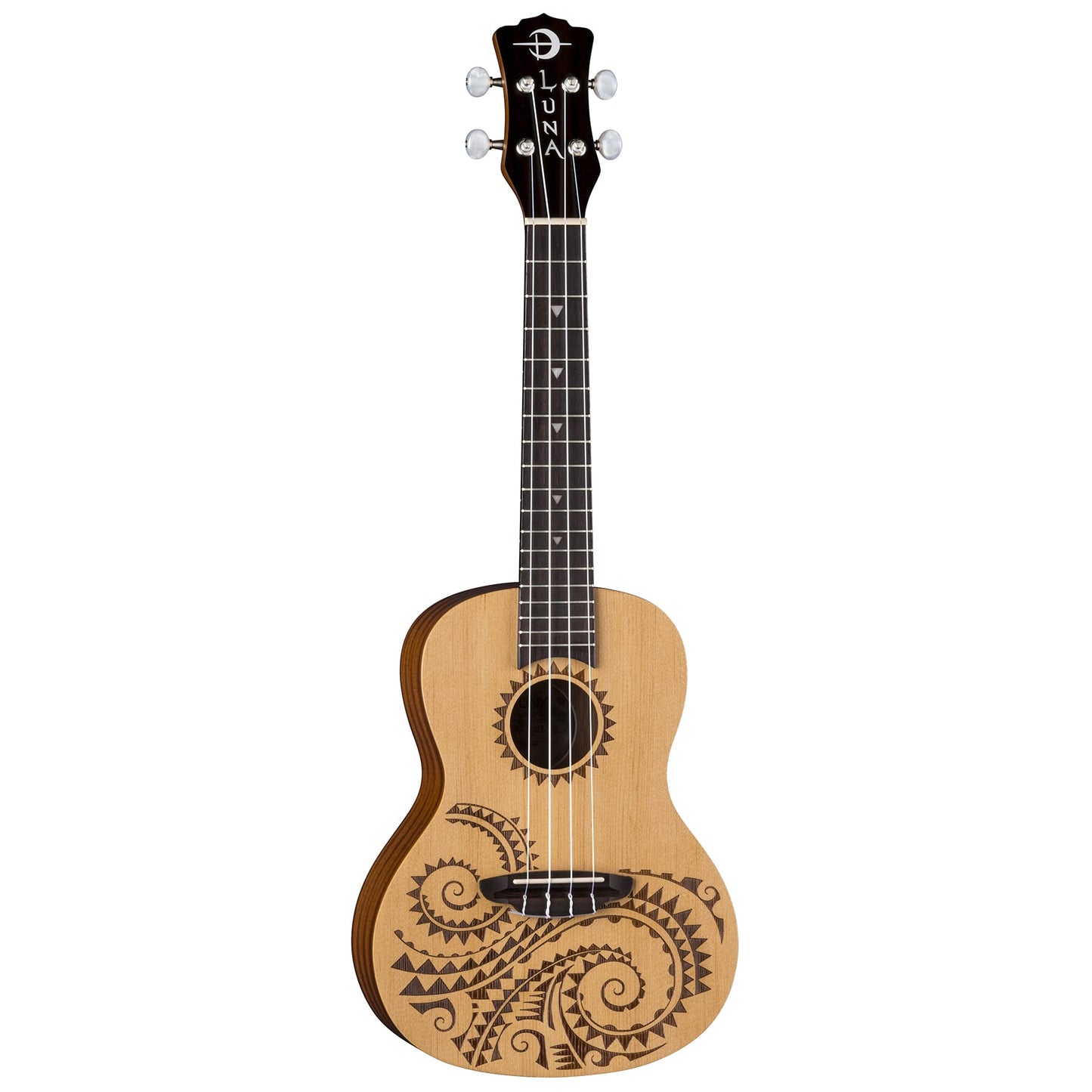 Luna Tattoo Concert Ukulele w/ Gigbag | Spruce