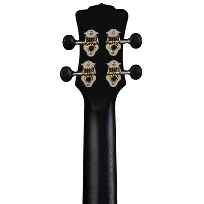 Luna Vintage Mahogany Concert Ukulele | Black Satin