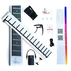 Fret Zealot + Yamaha TRBX174EW Electric Bass Guitar | Trans Black