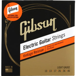 Gibson Vintage Reissue Electric Guitar Strings (Light Gauge)