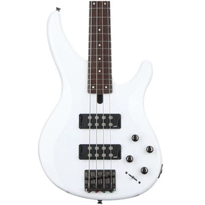 Fret Zealot + Yamaha TRBX304 Electric Bass Guitar | White