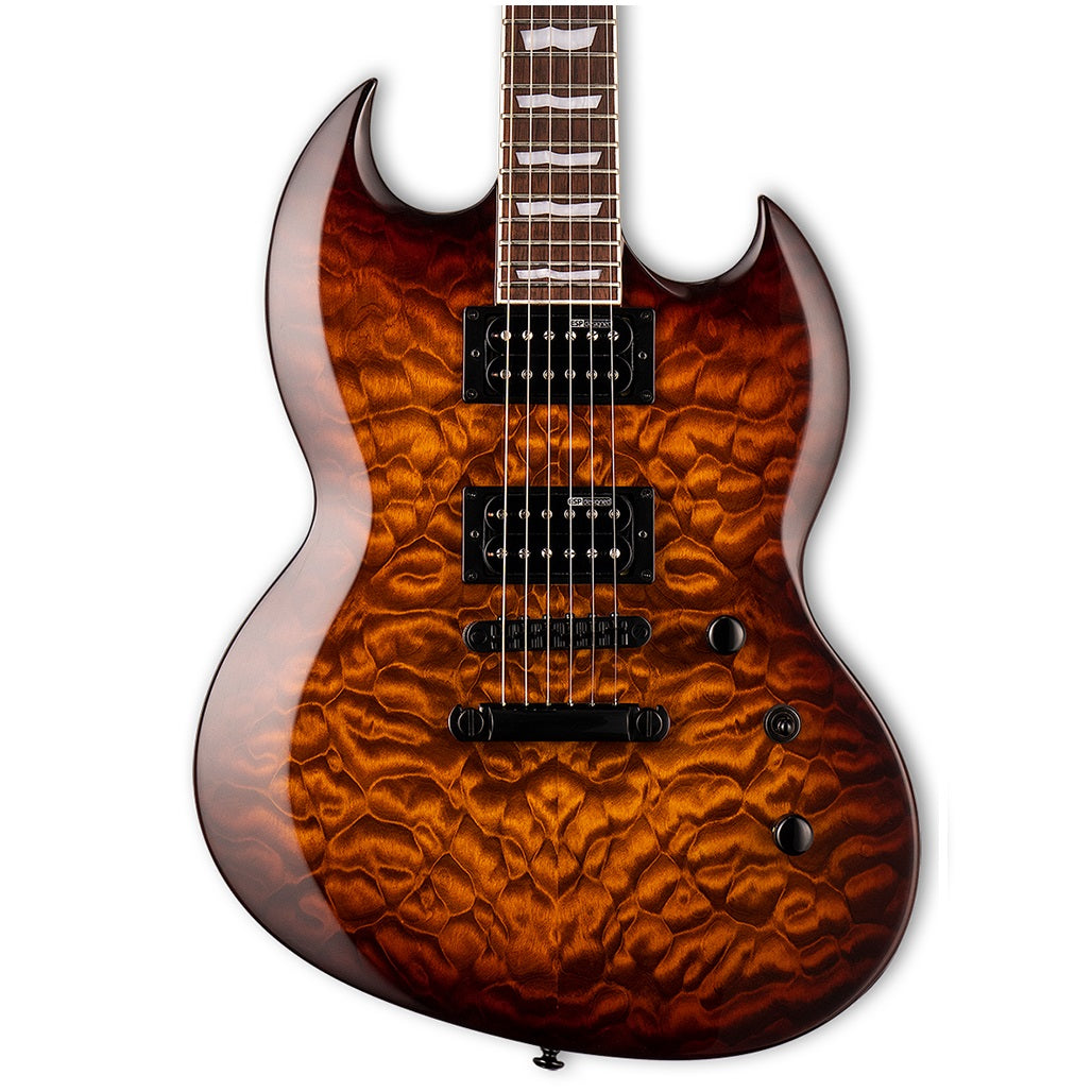 ESP LTD Viper-256 | Dark Brown Sunburst